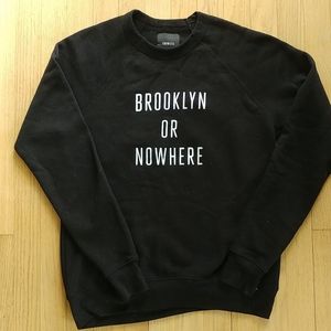 Black Sweatshirt - Brooklyn or Nowhere